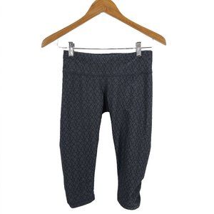 PrAna Cropped Leggings Jacquard Texture